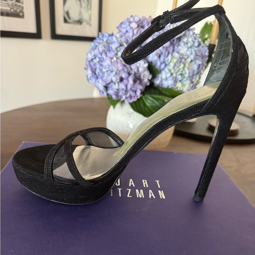 Stuart Weitzman Black Platform Heels